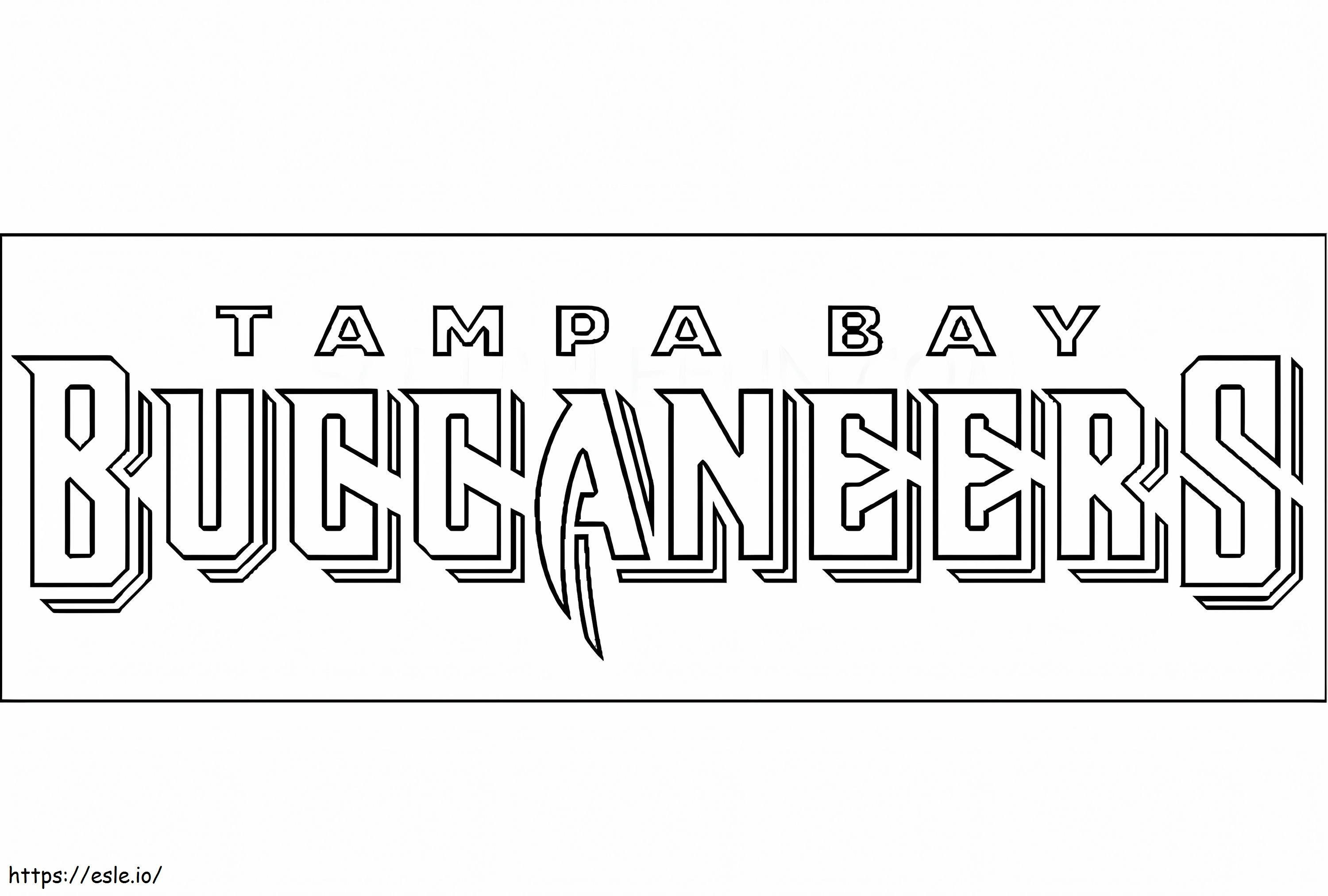 Tampa bay buccaneers coloring page