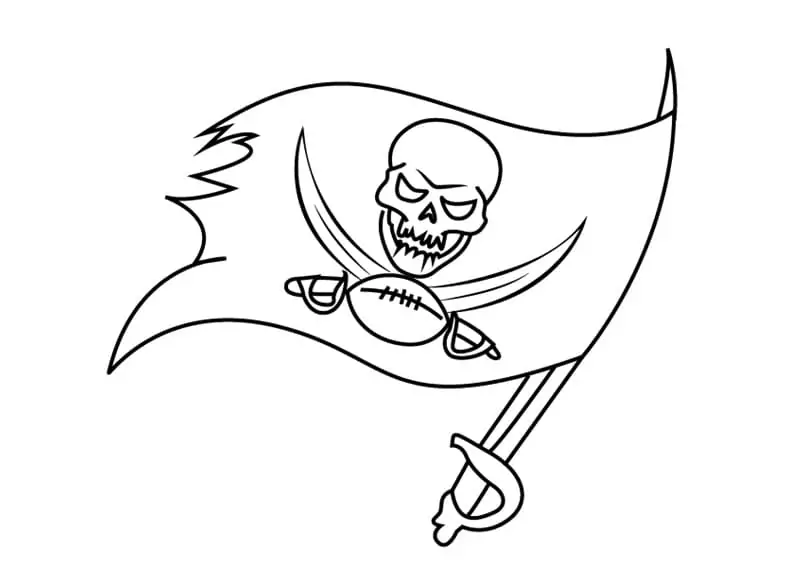 Free tampa bay buccaneers coloring page