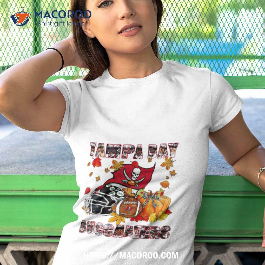 Tampa bay buccaneers fall helmet pumpkin shirt by macoroo