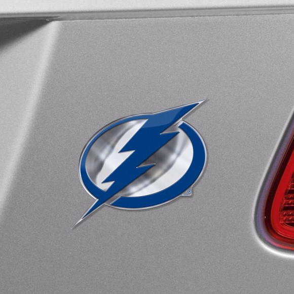 Tampa bay lightning embossed color emblem