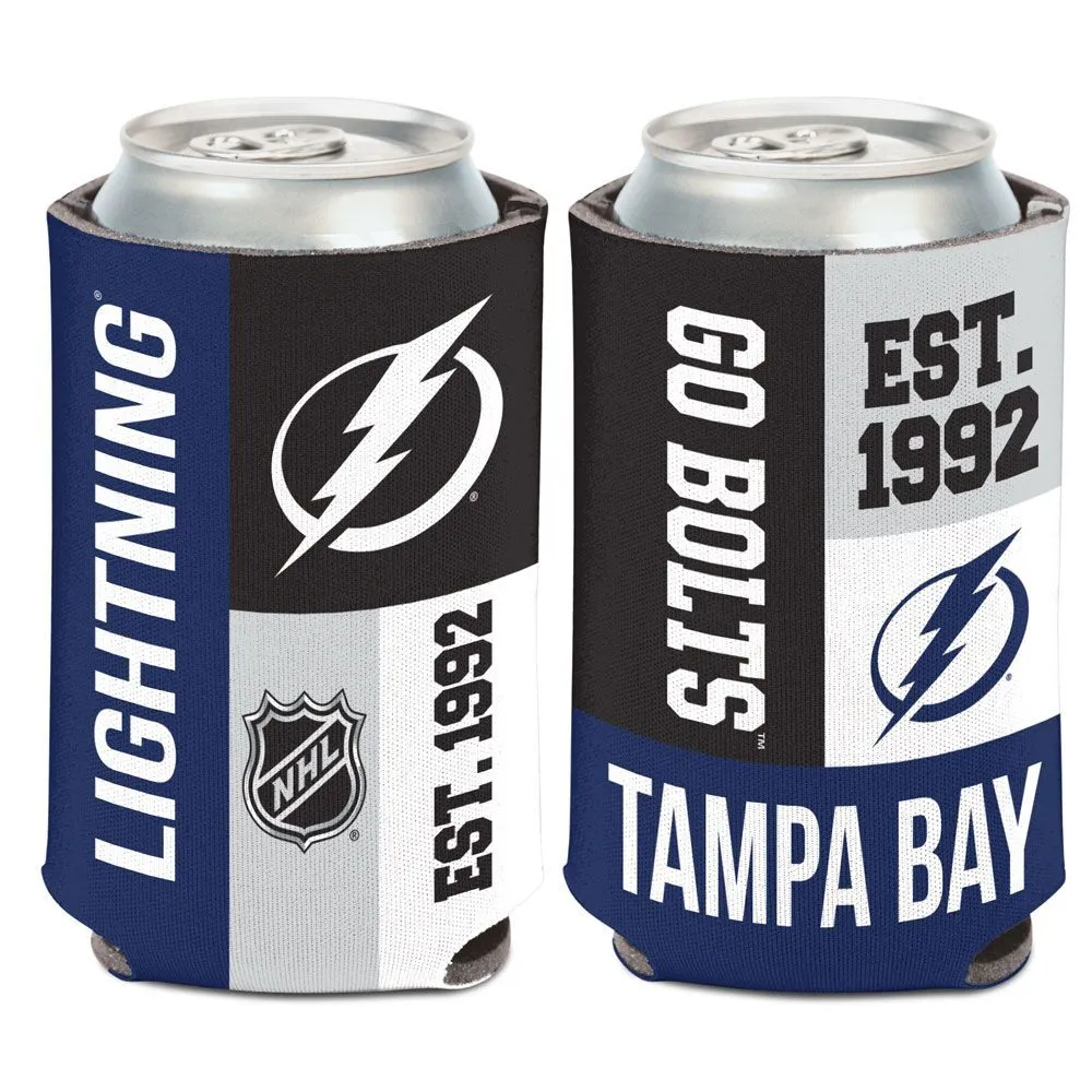 Tampa bay lightning color block kaddy koozie can holder new wincraft ðð