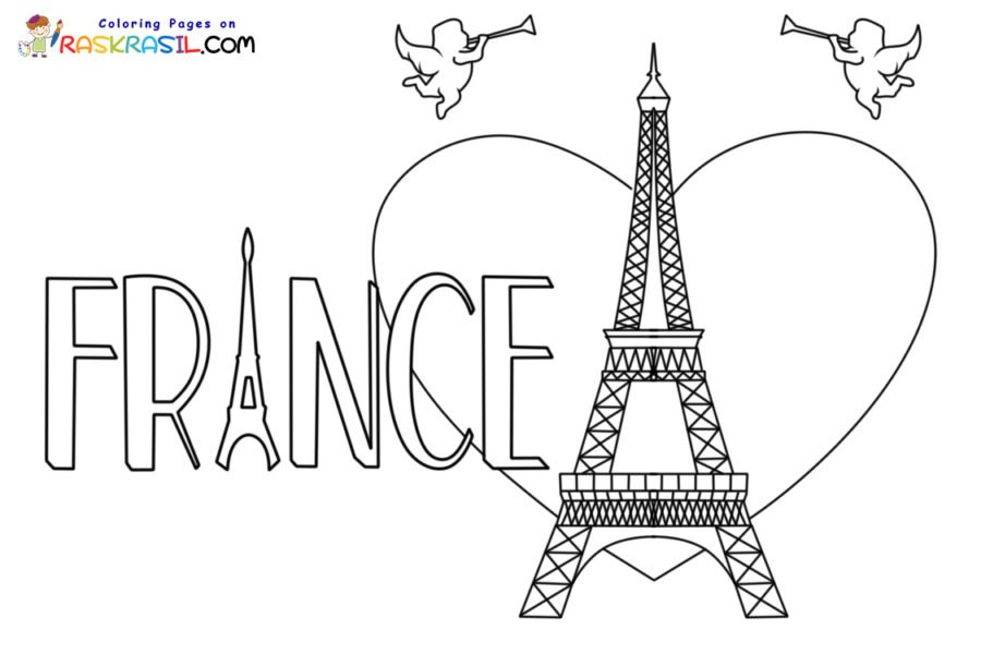 France coloring pages printable for free download