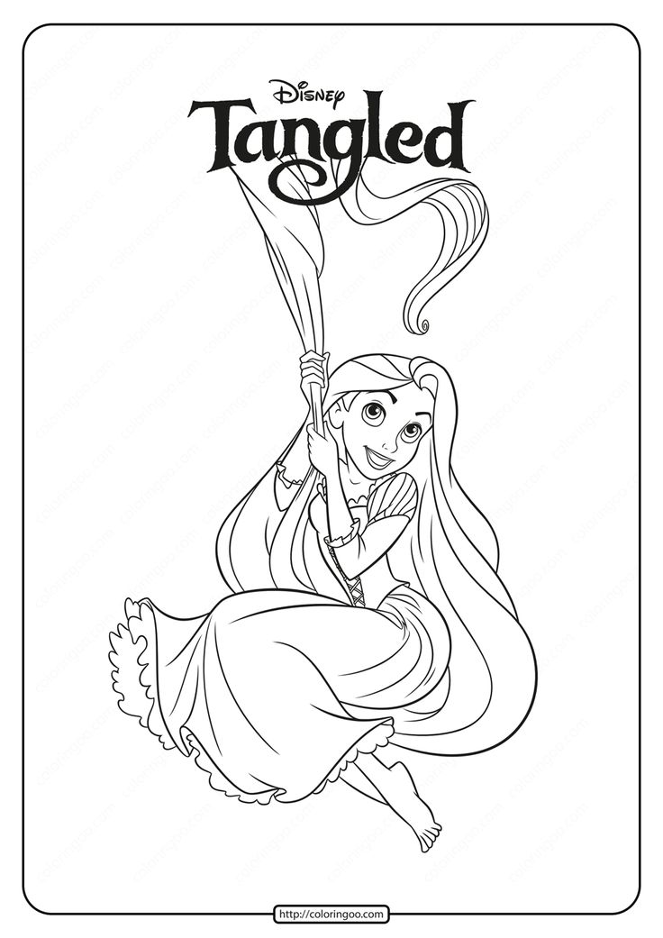Printable tangled rapunzel pdf coloring pages tangled coloring pages disney coloring pages elsa coloring pages