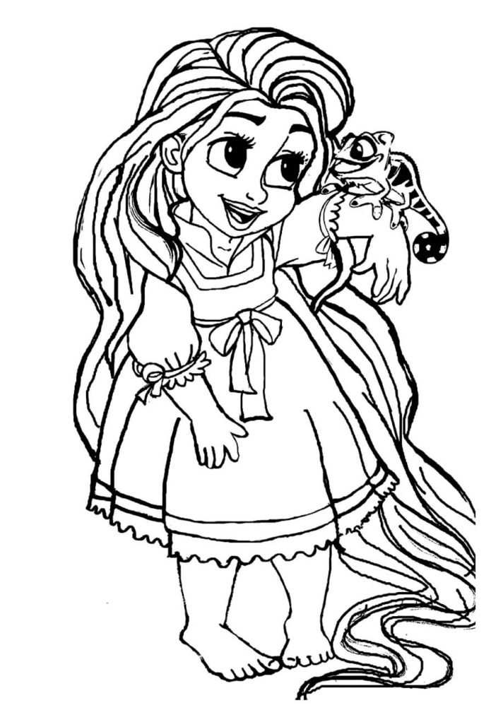Coloring pages rapunzel coloring pages tangled print for free