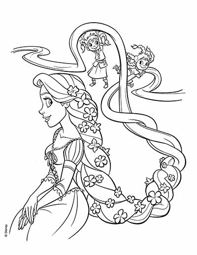 Updated free tangled coloring pages