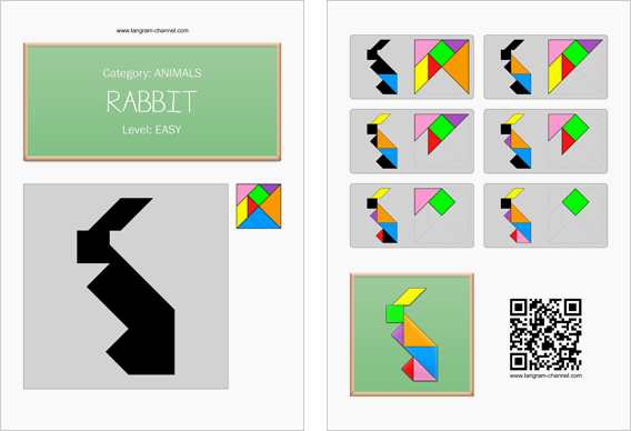 Tangram rabbit