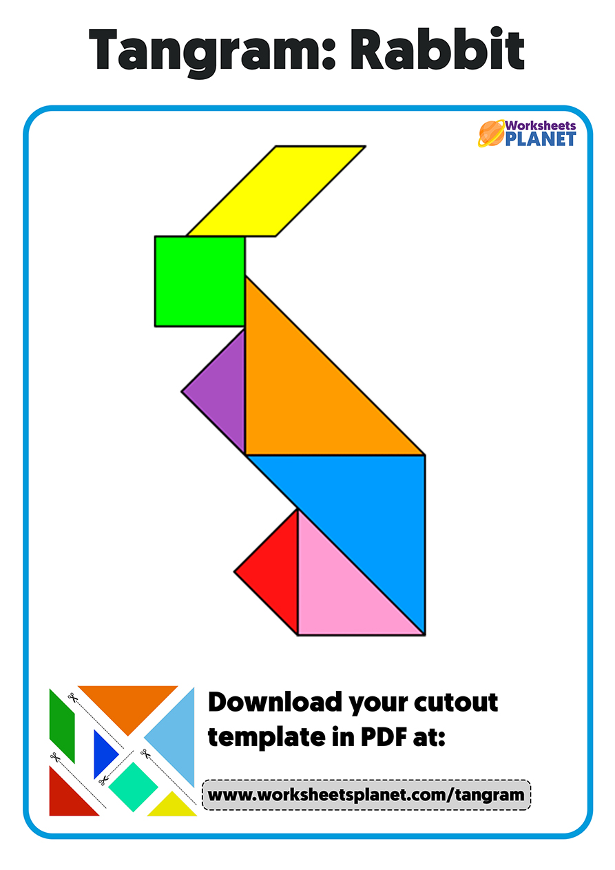 Tangram rabbit