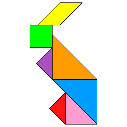 Tangram rabbit