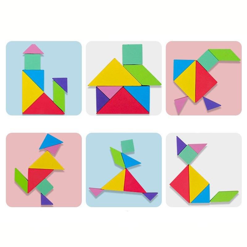 Magnetic tangram puzzle â her mighty mind