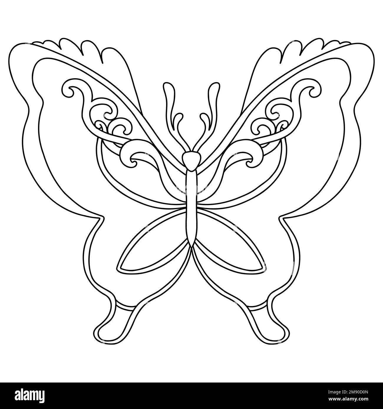 Butterfly puzzle template cut out stock images pictures