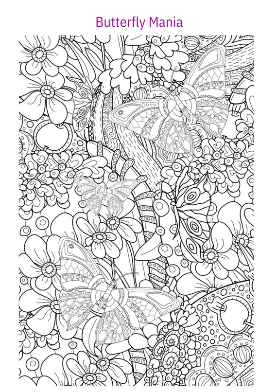 Butterflies coloring ebook butterflies ebook ebook to color