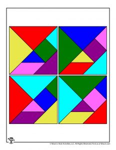 Printable christmas tangram puzzles woo jr kids activities childrens publishing