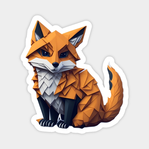 Tangram fox