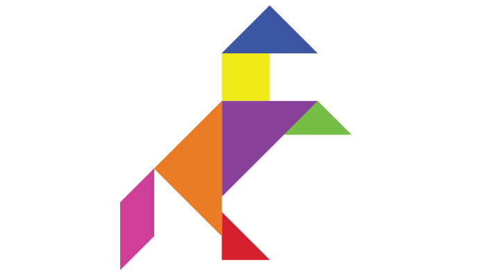 Tangram puzzles for kids