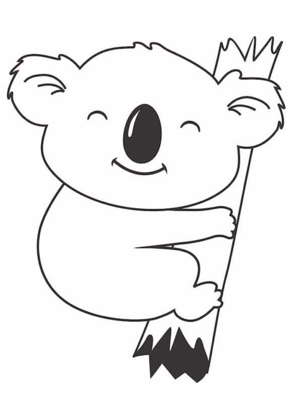 Koala coloring pages pictures free printable koala craft coloring pages bear coloring pages