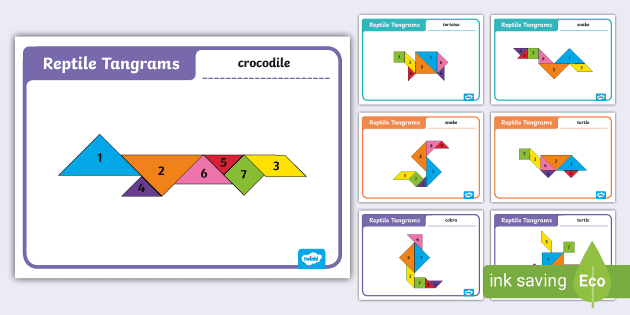 Stralian animals tangram instructions teacher made