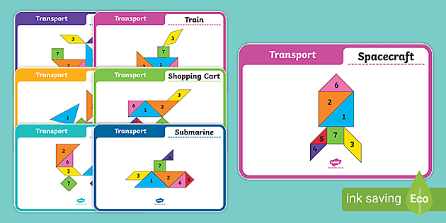 Stralian animals tangram instructions teacher made