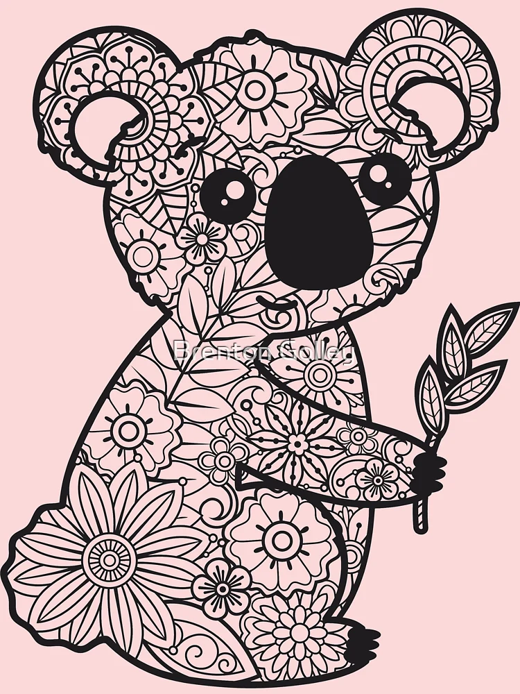 Koala zentangle kids t