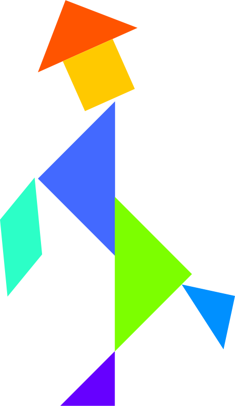 Tangram vector for free download