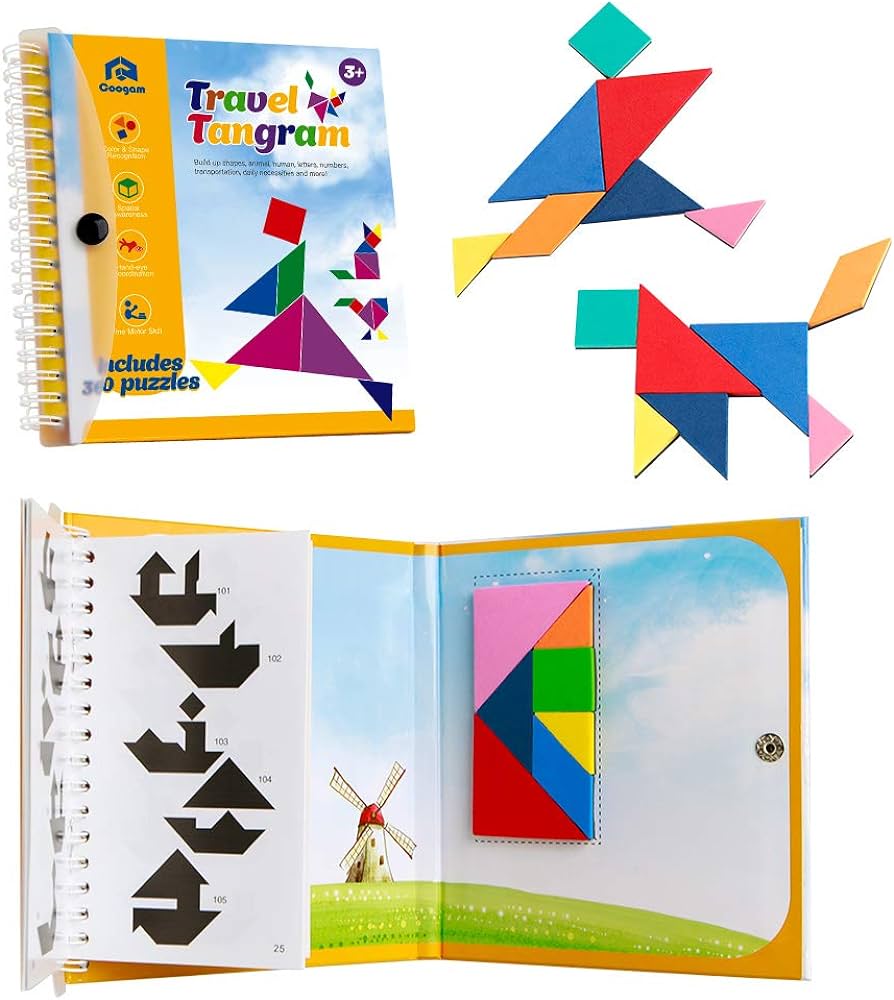 Coogam travel tangram puzzle