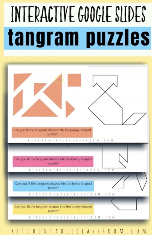 Free online google slide tangram puzzles free homeschool deals