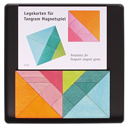 Buy grimms set of small tangram puzzles with color template book