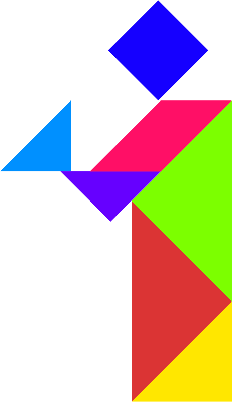 Tangram vector for free download