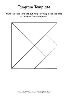 Tangram template