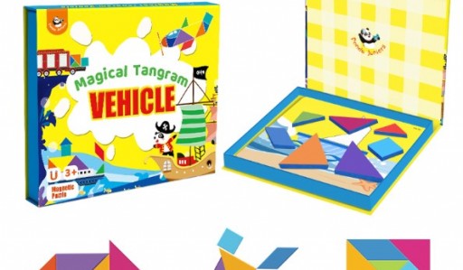 Magical tangram vehicle