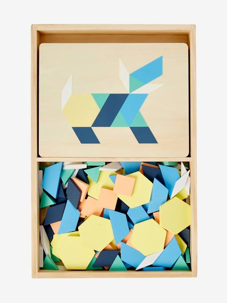 Wooden tangram