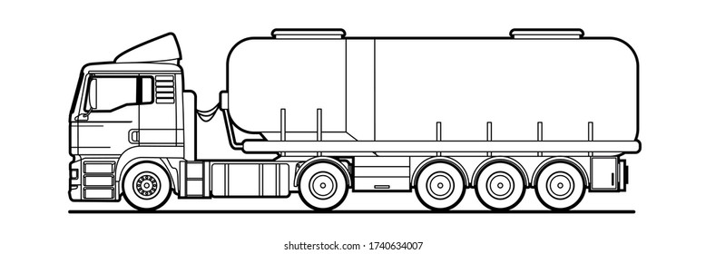 Petrol truck side view images stock photos d objects vectors
