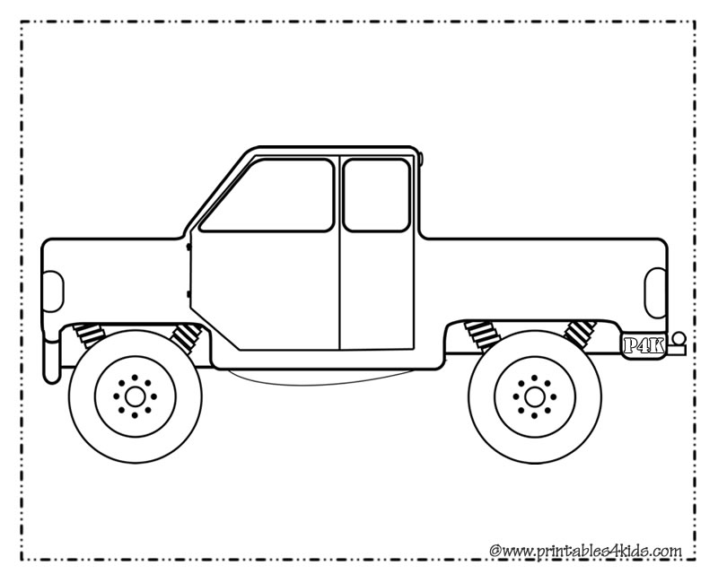 Truck coloring page for boys â printables for kids â free word search puzzles coloring pages and other activities