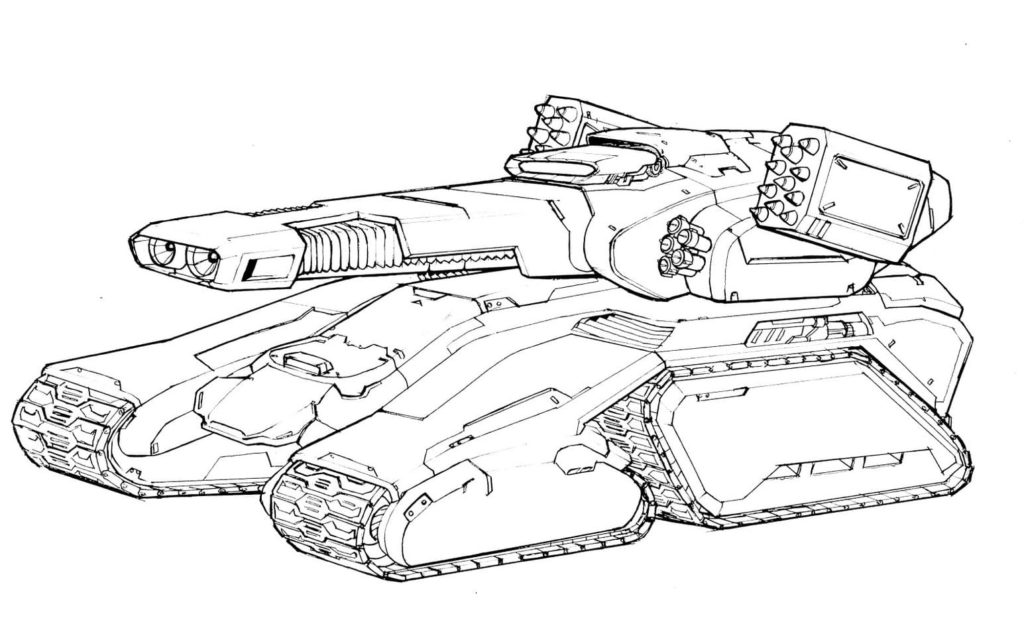 Tanks coloring pages