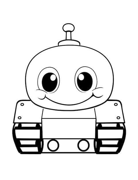 Page transportation robot coloring page images