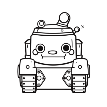 Tank cartoon coloring page png transparent images free download vector files