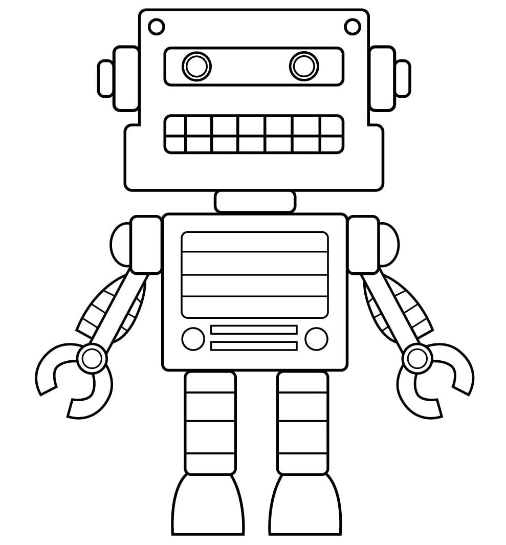 Easy tutorial only steps to draw a robotï â