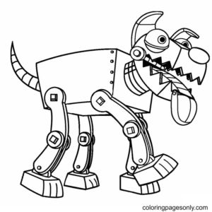 Robot coloring pages printable for free download