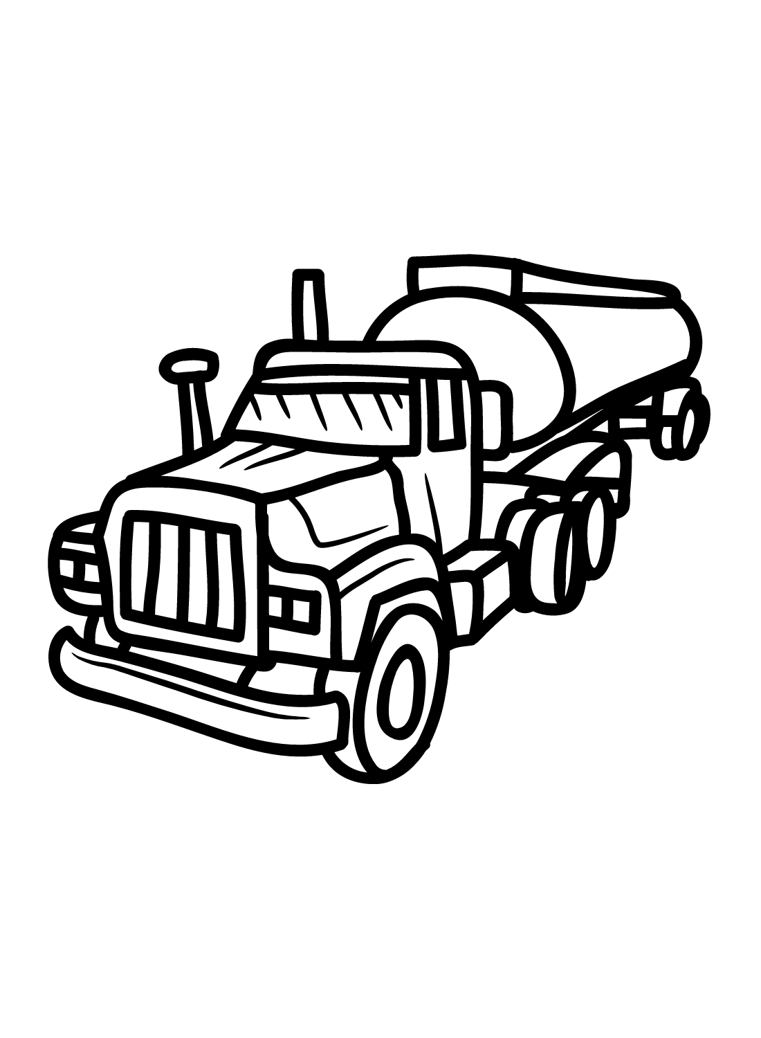Tanker truck coloring pages printable for free download