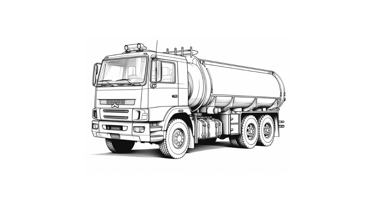 Truck coloring pages