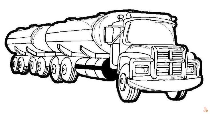 Truck coloring pages