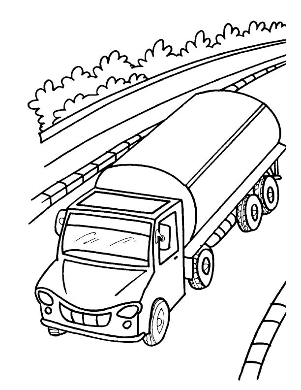 Oil tanker truck coloring page download free oil tanker truck coloring page for kids best coloring pages