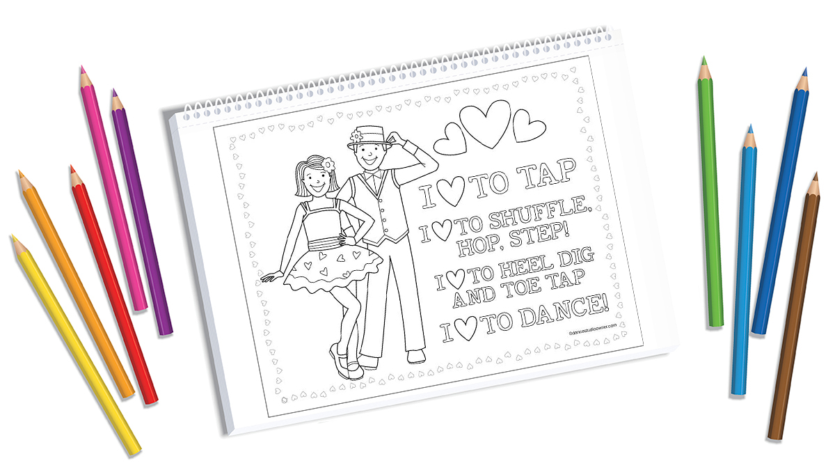 Coloring pages dance studio owner tools and resources to make your dance school profitable