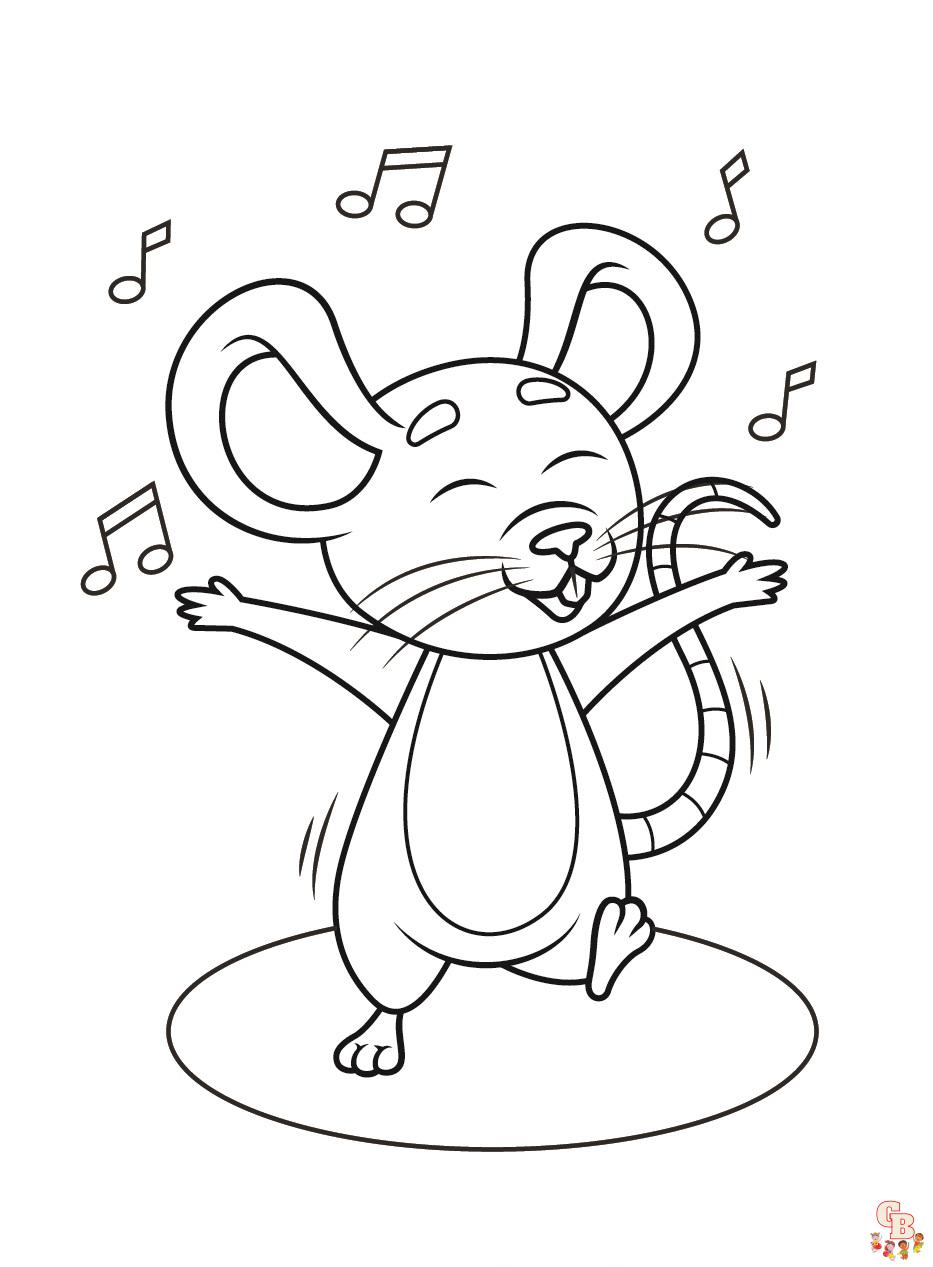 Dance coloring pages