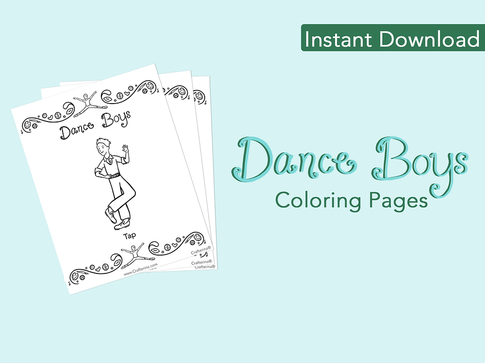 Dance boys coloring pages