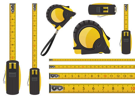 Measuring tape stock illustrations cliparts and royalty free measuring tape vectors