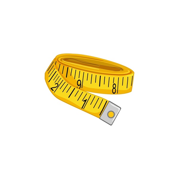 Thousand cartoon tape measure royalty