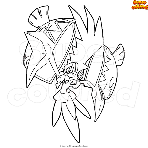 Coloring page pokemon tapu koko