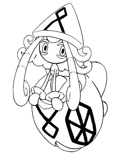 Tapu lele coloring page animalitos para colorear pokemon dibujos