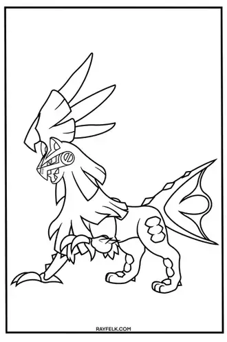 Legendary pokãmon coloring pages