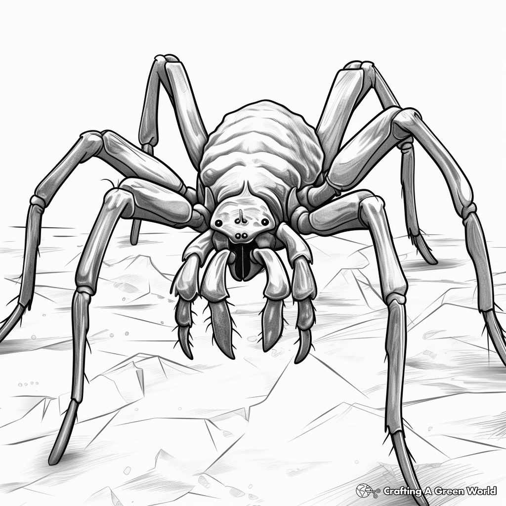 Tarantula coloring pages